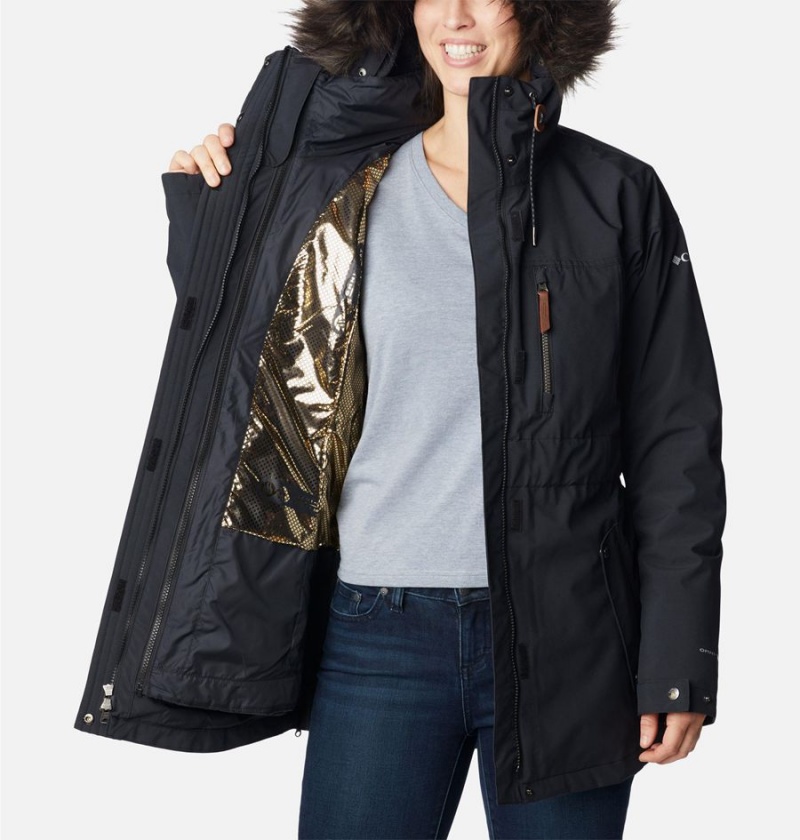 Columbia Payton Pass Interchange Women's Coats Black | TQIDCY-629