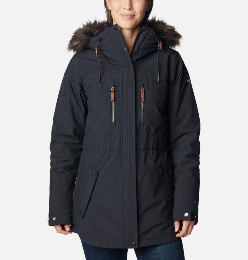 Columbia Payton Pass Interchange Women\'s Coats Black | TQIDCY-629