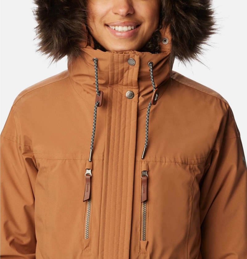 Columbia Payton Pass Interchange Women's Coats Brown | IPVBMF-935