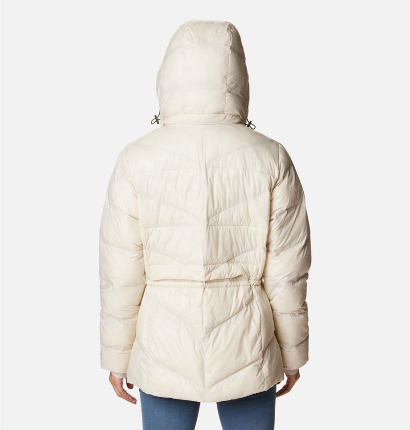 Columbia Peak to Park II Insulated Hooded Women's Puffer Jacket White | XMUWZS-048