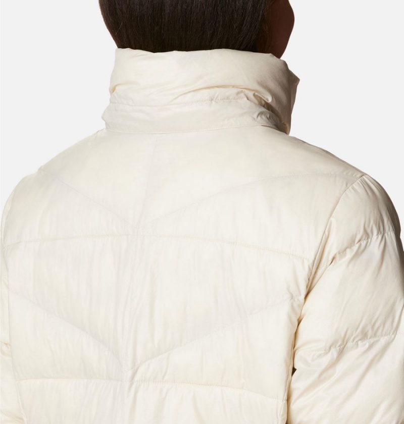 Columbia Peak to Park II Insulated Hooded Women's Puffer Jacket White | XMUWZS-048