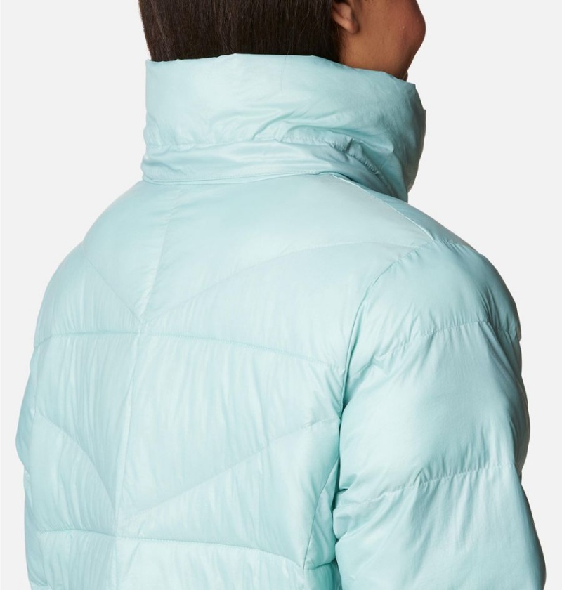 Columbia Peak to Park II Insulated Hooded Women's Puffer Jacket Turquoise | UTQVWD-607