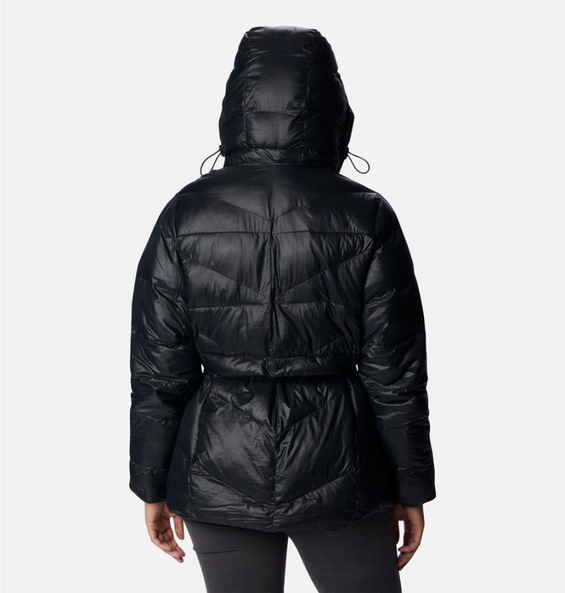 Columbia Peak to Park II Insulated Hooded Women's Puffer Jacket Black | JQGYWE-451