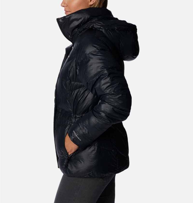 Columbia Peak to Park II Insulated Hooded Women's Puffer Jacket Black | JQGYWE-451