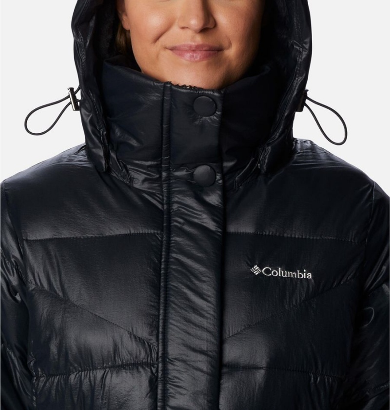 Columbia Peak to Park II Insulated Hooded Women's Puffer Jacket Black | JQGYWE-451