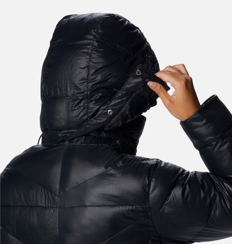 Columbia Peak to Park II Insulated Hooded Women's Puffer Jacket Black | JQGYWE-451