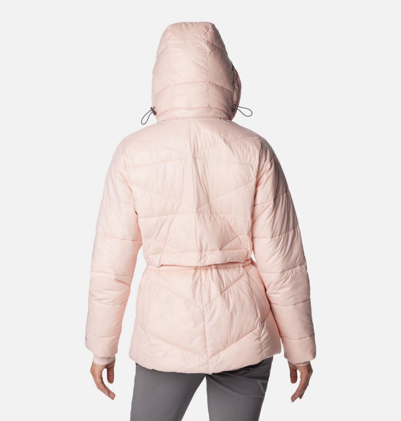 Columbia Peak to Park II Insulated Hooded Women's Puffer Jacket Pink | VBHEDK-146