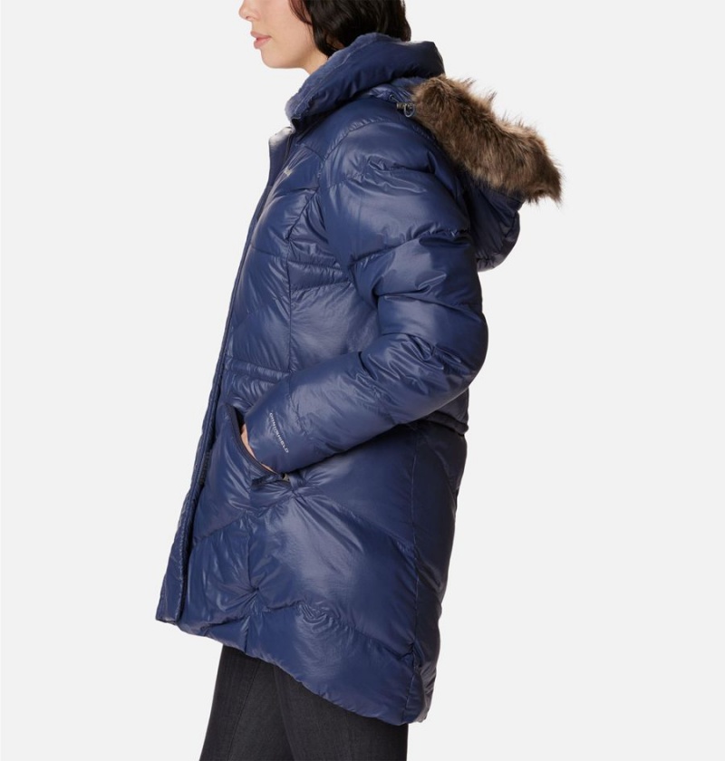 Columbia Peak to Park Mid Insulated Women's Puffer Jacket Navy | IKYBHN-254