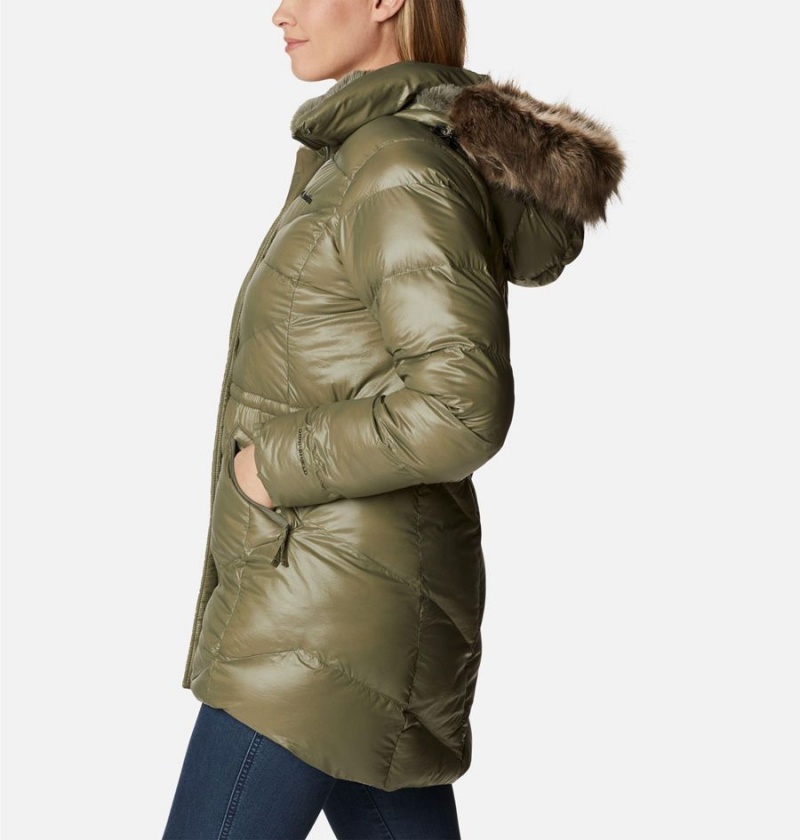 Columbia Peak to Park Mid Insulated Women's Puffer Jacket Green | VTYBIZ-398