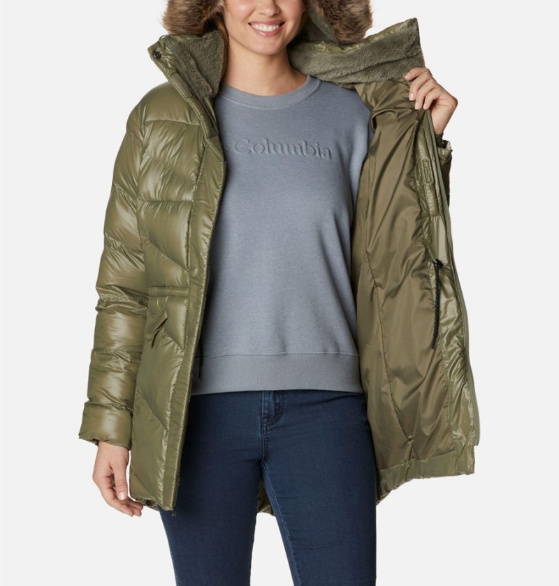 Columbia Peak to Park Mid Insulated Women's Puffer Jacket Green | VTYBIZ-398