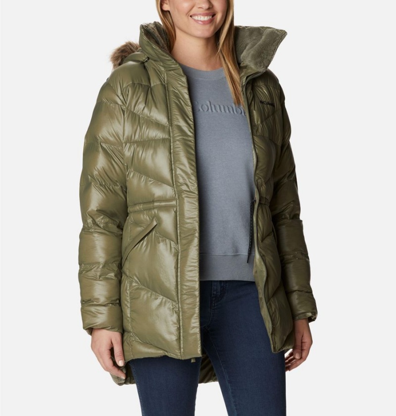 Columbia Peak to Park Mid Insulated Women's Puffer Jacket Green | VTYBIZ-398