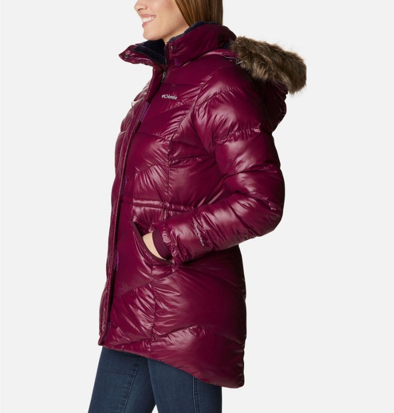 Columbia Peak to Park Mid Insulated Women's Puffer Jacket Red | RTZJEI-490