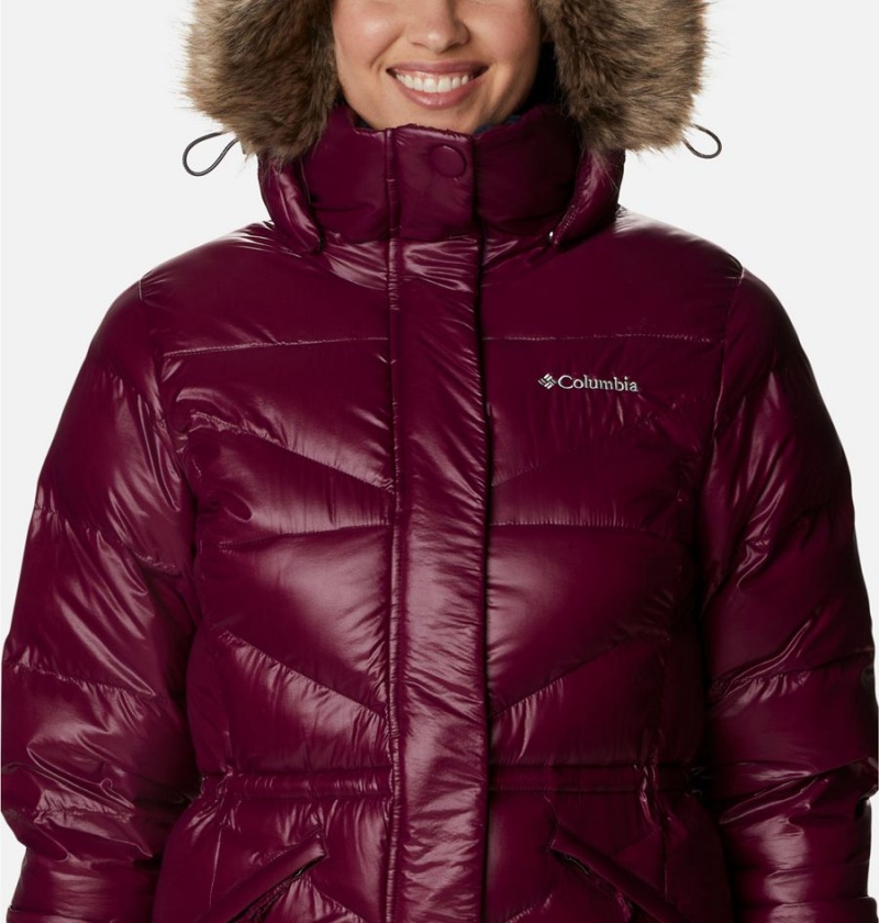 Columbia Peak to Park Mid Insulated Women's Puffer Jacket Red | RTZJEI-490