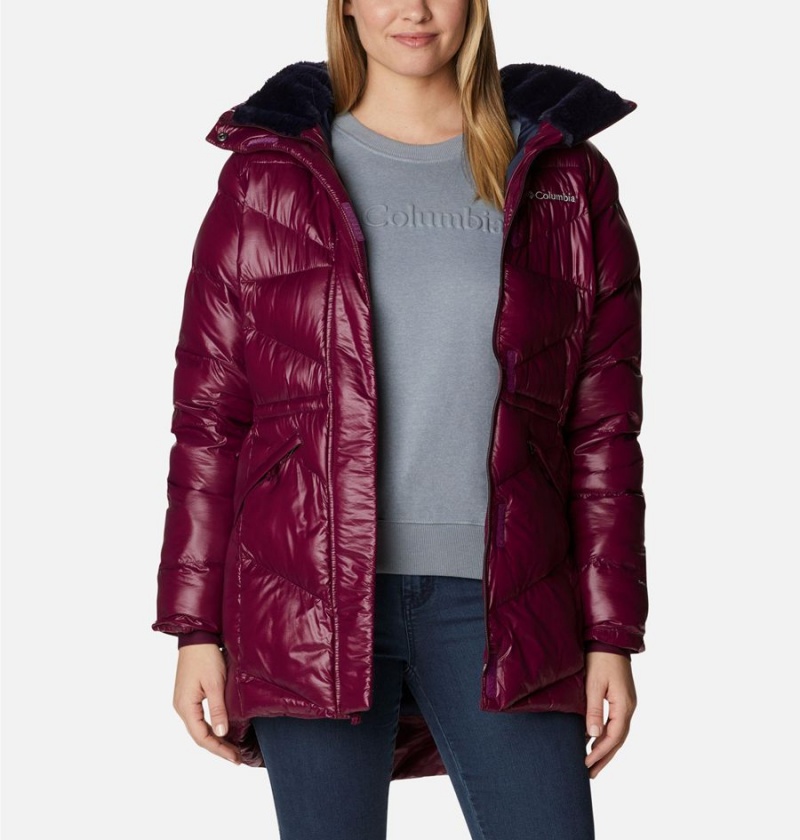 Columbia Peak to Park Mid Insulated Women's Puffer Jacket Red | RTZJEI-490