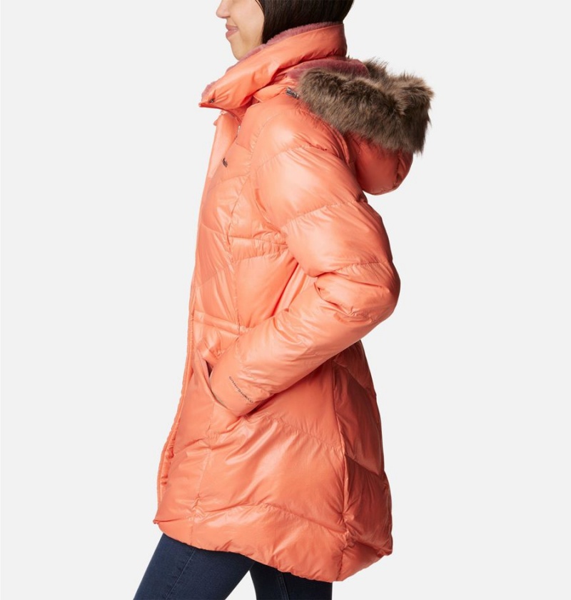 Columbia Peak to Park Mid Insulated Women's Puffer Jacket Coral | HAOSEB-589