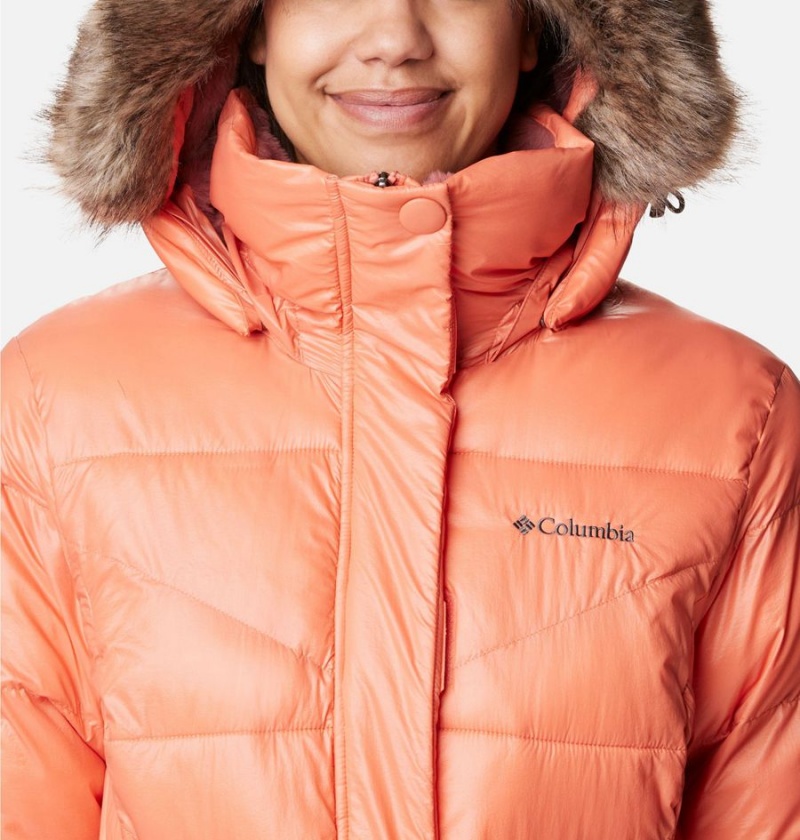 Columbia Peak to Park Mid Insulated Women's Puffer Jacket Coral | HAOSEB-589