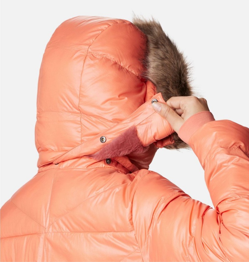 Columbia Peak to Park Mid Insulated Women's Puffer Jacket Coral | HAOSEB-589