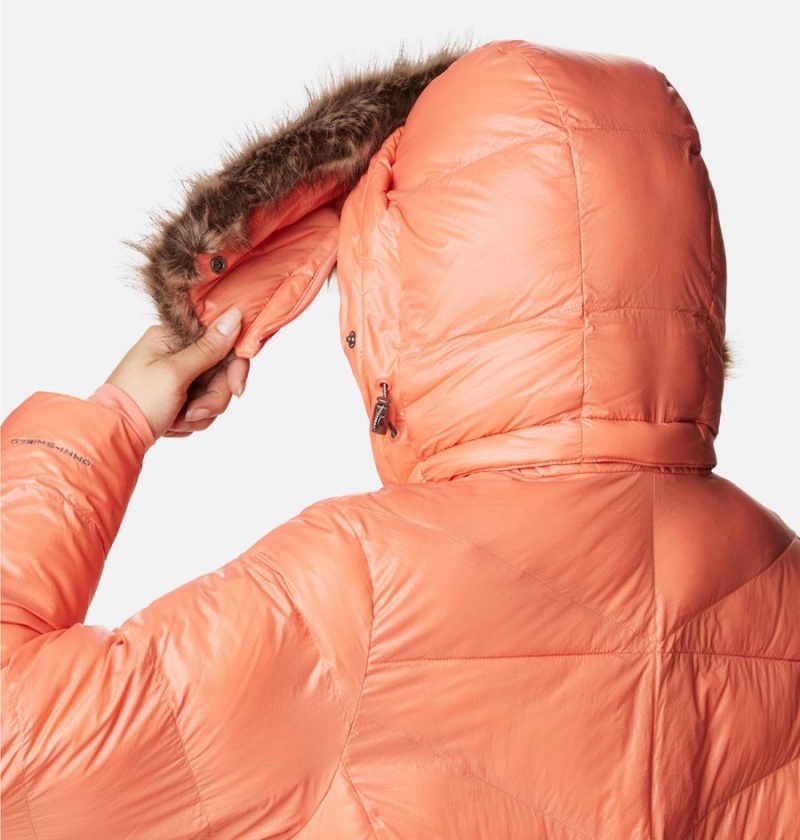 Columbia Peak to Park Mid Insulated Women's Puffer Jacket Coral | HAOSEB-589
