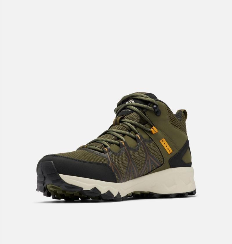 Columbia Peakfreak II Mid OutDry Boot Men's Hiking Shoes Olive | IDWRTN-942