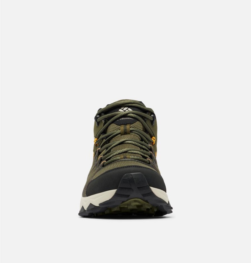 Columbia Peakfreak II Mid OutDry Boot Men's Hiking Shoes Olive | IDWRTN-942