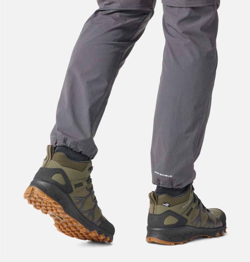 Columbia Peakfreak II Mid OutDry Boot Men's Hiking Shoes Olive | VSPOYD-873
