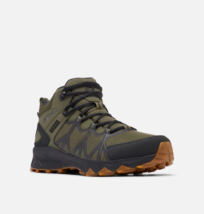 Columbia Peakfreak II Mid OutDry Boot Men's Hiking Shoes Olive | VSPOYD-873