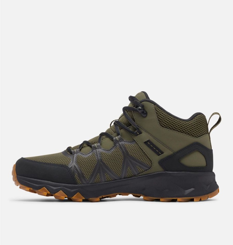 Columbia Peakfreak II Mid OutDry Boot Men's Hiking Shoes Olive | VSPOYD-873