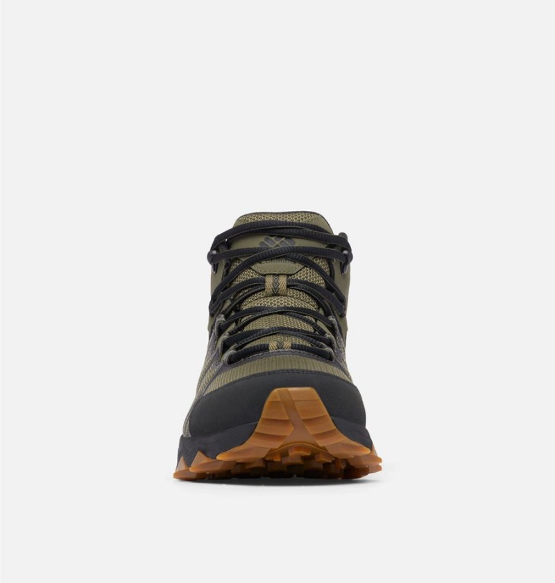 Columbia Peakfreak II Mid OutDry Boot Men's Hiking Shoes Olive | VSPOYD-873