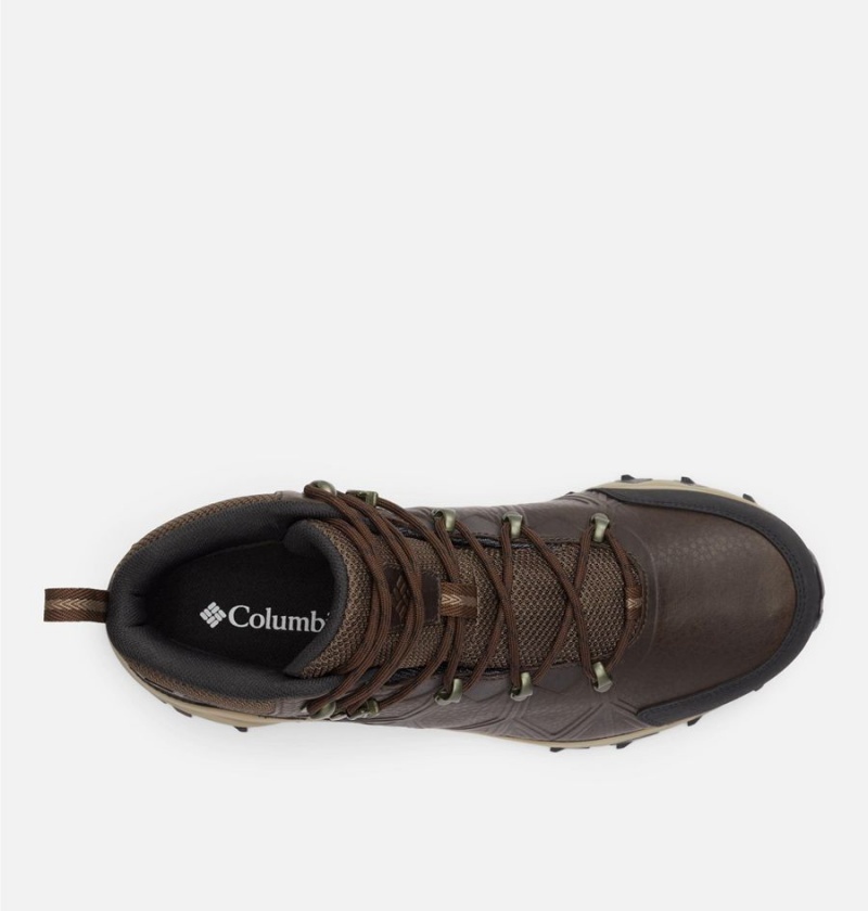 Columbia Peakfreak II Mid OutDry Leather Men's Hiking Shoes Brown | BMCQTP-940