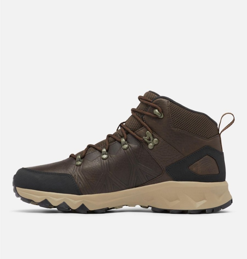 Columbia Peakfreak II Mid OutDry Leather Men's Hiking Shoes Brown | BMCQTP-940