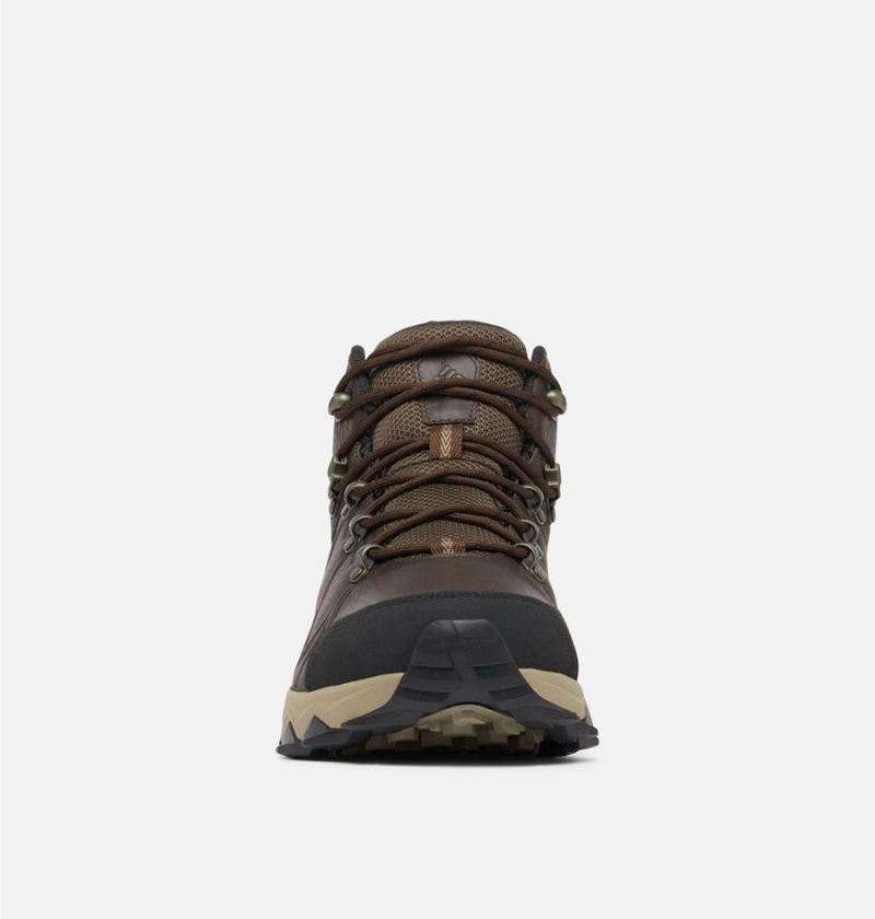 Columbia Peakfreak II Mid OutDry Leather Men's Hiking Shoes Brown | BMCQTP-940