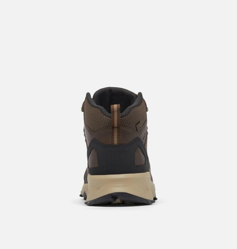 Columbia Peakfreak II Mid OutDry Leather Men's Hiking Shoes Brown | BMCQTP-940