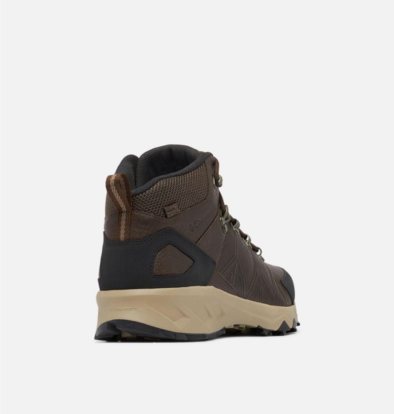 Columbia Peakfreak II Mid OutDry Leather Men's Hiking Shoes Brown | BMCQTP-940