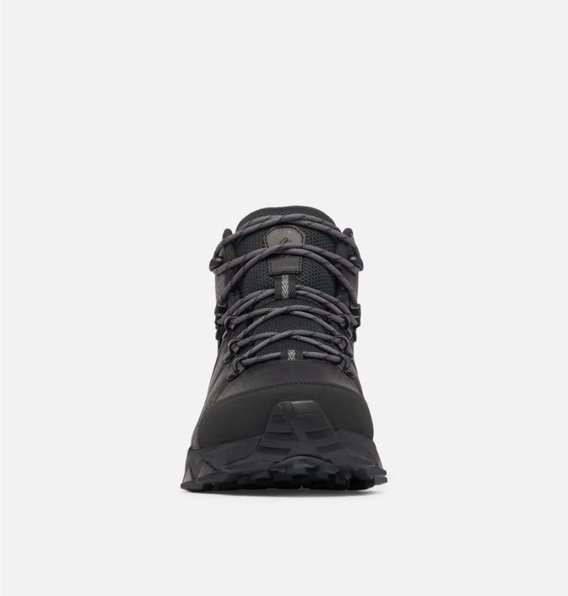 Columbia Peakfreak II Mid OutDry Leather Men's Hiking Shoes Black | JKPUOC-978