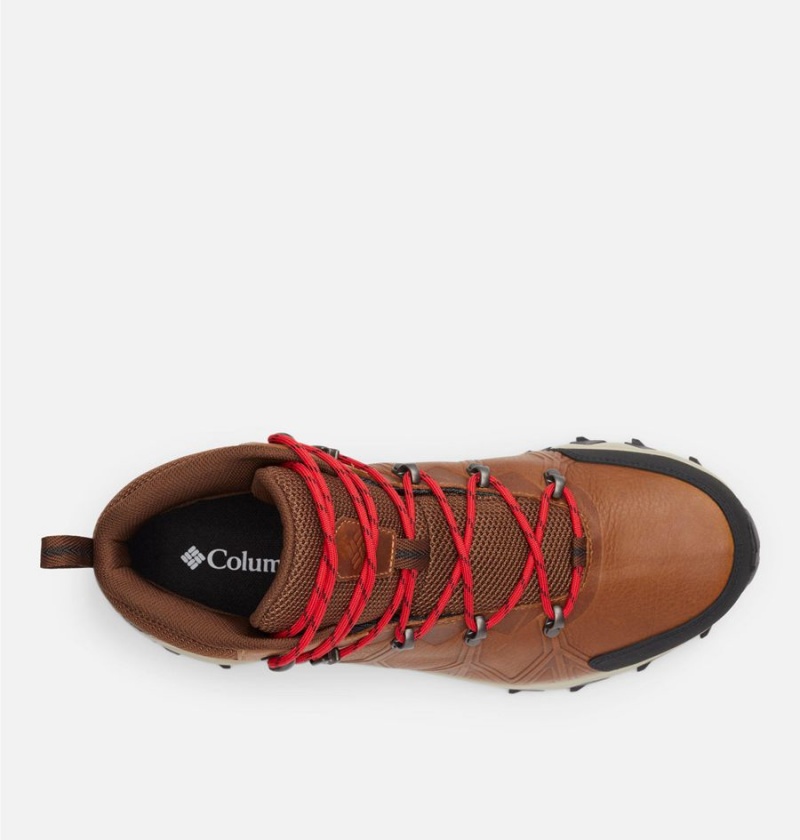 Columbia Peakfreak II Mid OutDry Leather Men's Hiking Shoes Brown | VUDABM-476