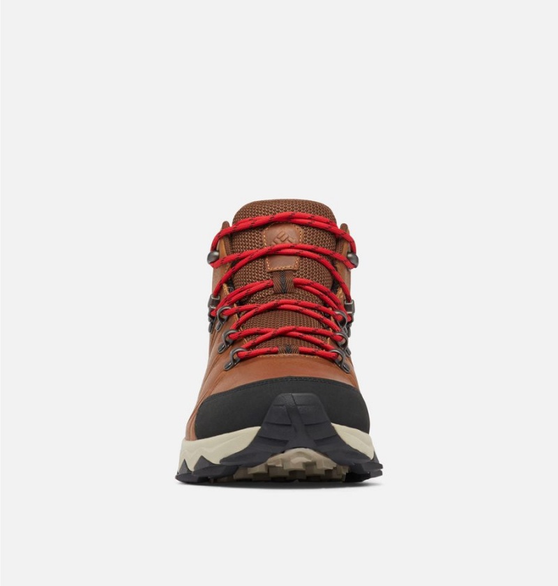 Columbia Peakfreak II Mid OutDry Leather Men's Hiking Shoes Brown | VUDABM-476