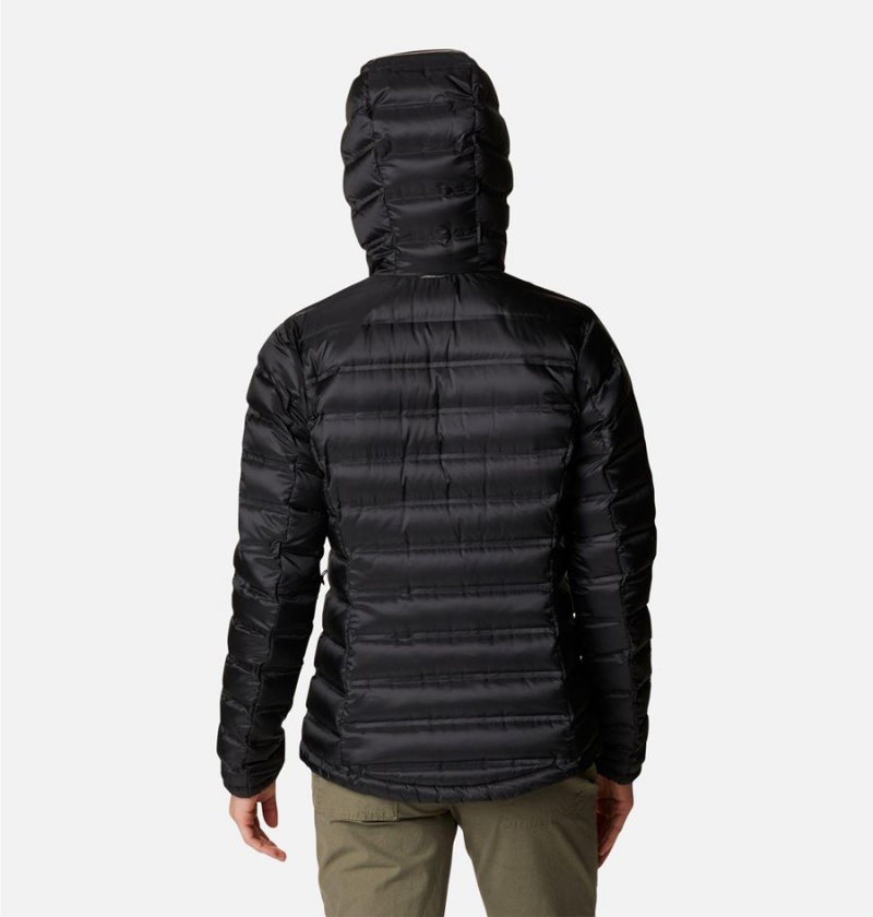 Columbia Pebble Peak Hooded Women's Puffer Jacket Black | GNYUEC-627