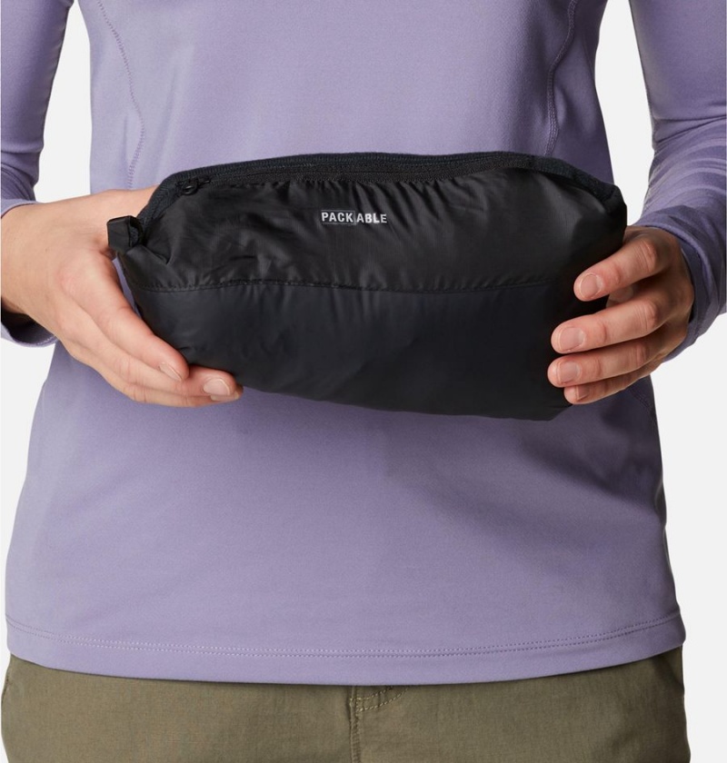 Columbia Pebble Peak Hooded Women's Puffer Jacket Black | GNYUEC-627