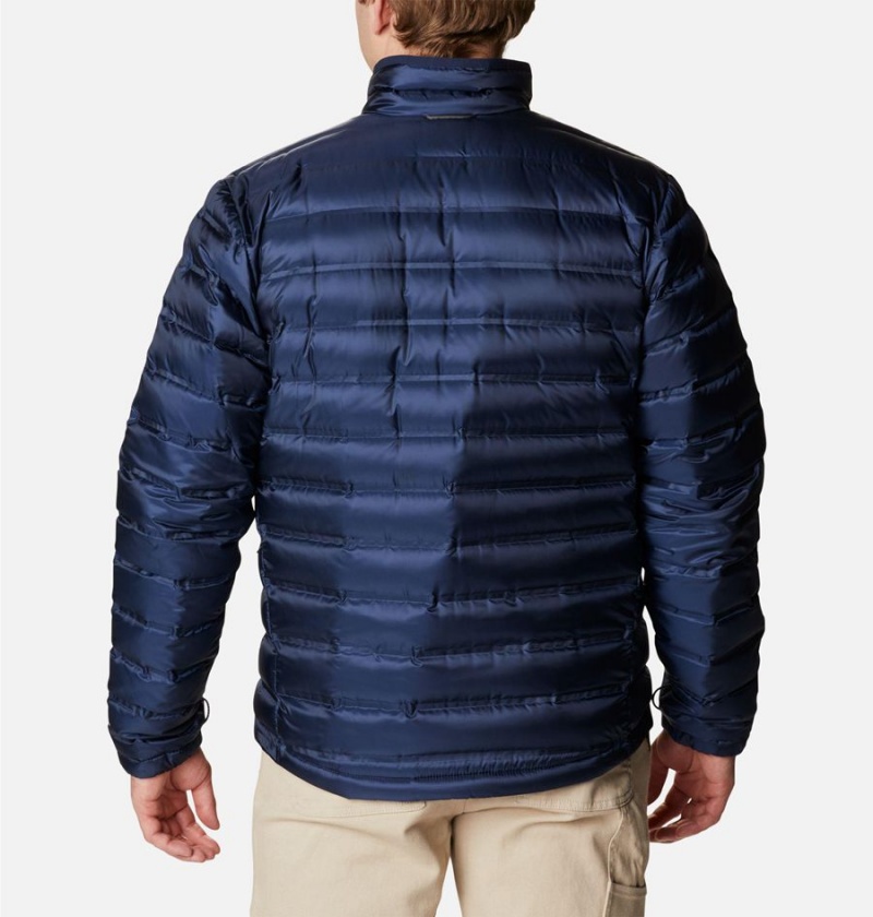 Columbia Pebble Peak Insulated Men's Puffer Jacket Navy | LCZUWJ-352
