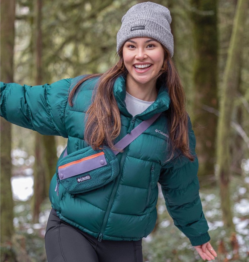 Columbia Pike Lake II Cropped Women's Puffer Jacket Turquoise | RLBOZA-756