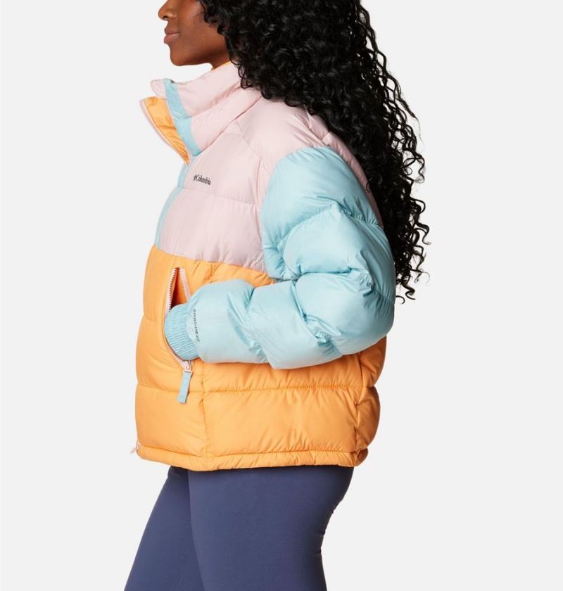 Columbia Pike Lake II Cropped Women's Puffer Jacket Multicolor | JKRXYM-174