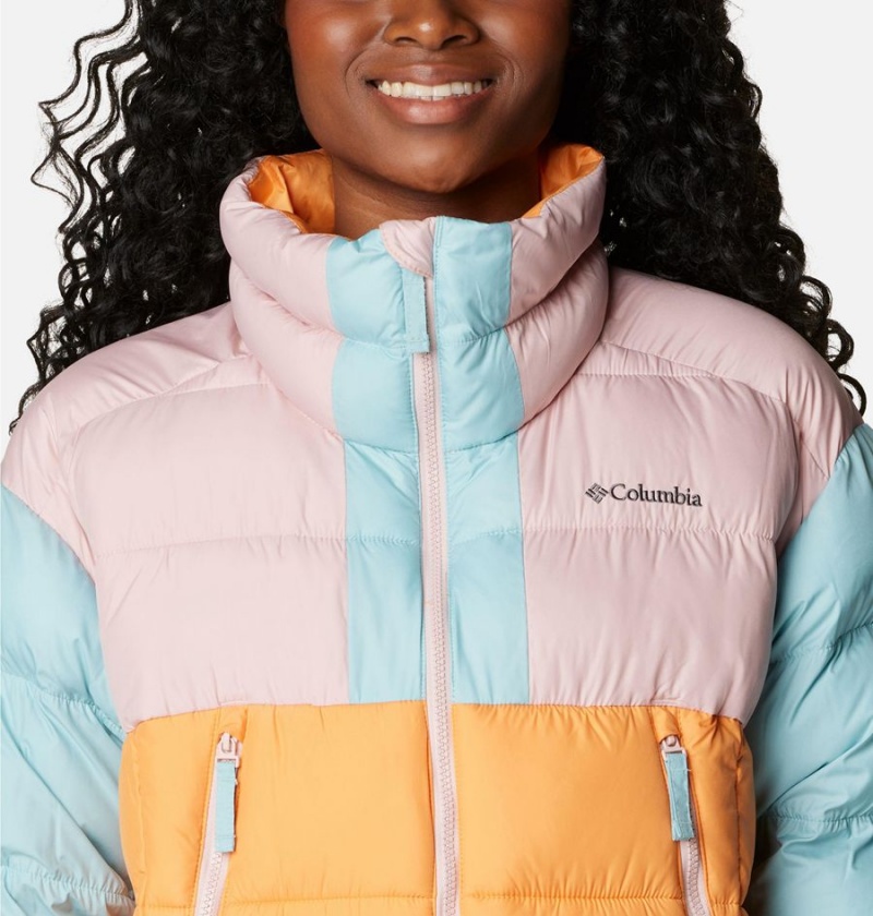 Columbia Pike Lake II Cropped Women's Puffer Jacket Multicolor | JKRXYM-174