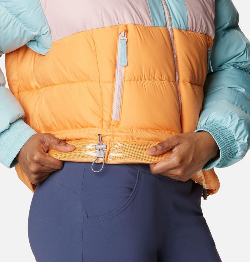 Columbia Pike Lake II Cropped Women's Puffer Jacket Multicolor | JKRXYM-174