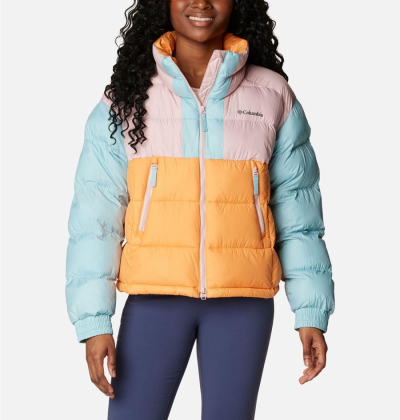 Columbia Pike Lake II Cropped Women\'s Puffer Jacket Multicolor | JKRXYM-174