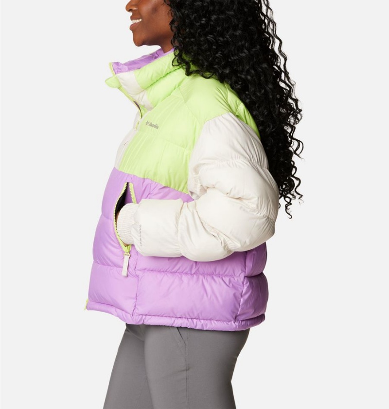 Columbia Pike Lake II Cropped Women's Puffer Jacket Purple | UDYENJ-109