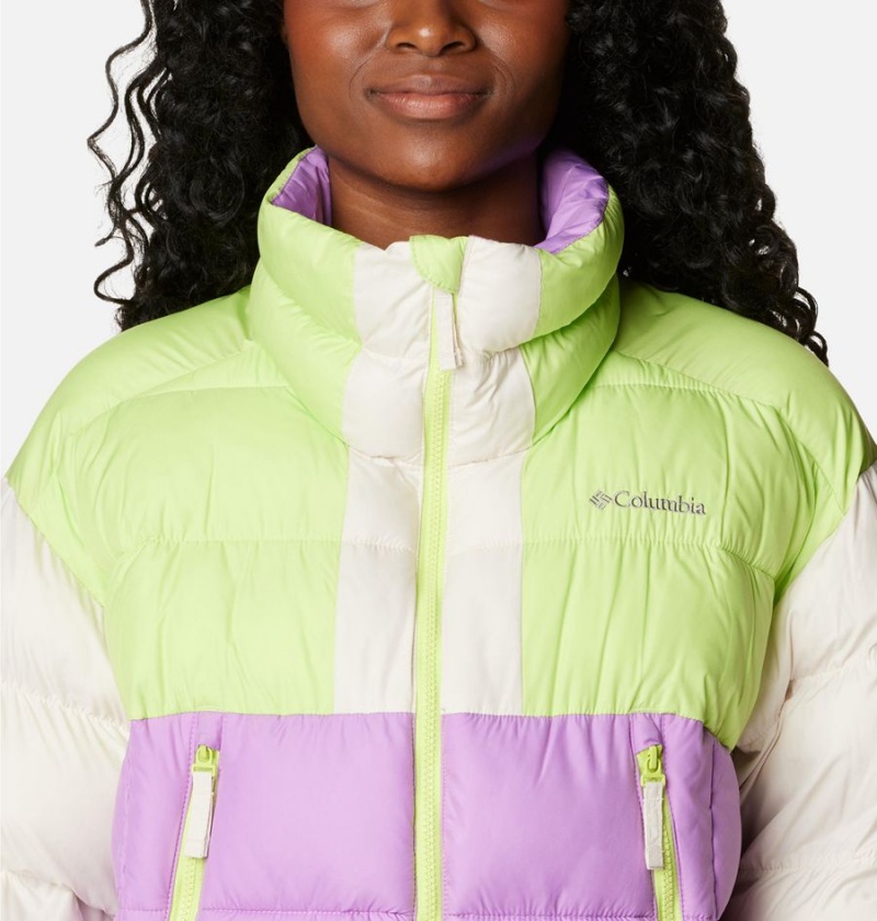Columbia Pike Lake II Cropped Women's Puffer Jacket Purple | UDYENJ-109