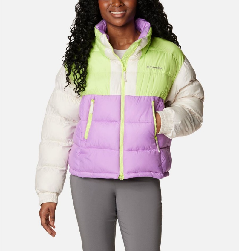Columbia Pike Lake II Cropped Women's Puffer Jacket Purple | UDYENJ-109