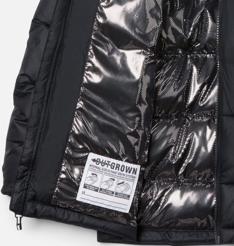 Columbia Pike Lake II Hooded Kids' Jacket Black | UIPLOQ-247