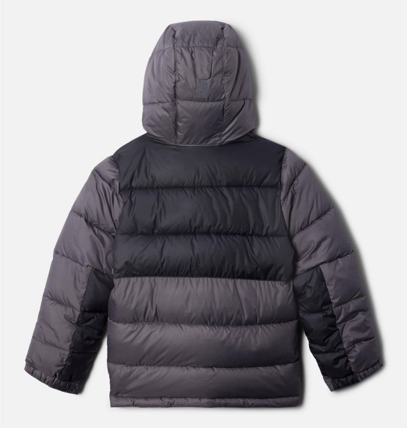 Columbia Pike Lake II Hooded Kids' Jacket Grey | DIRTBZ-792