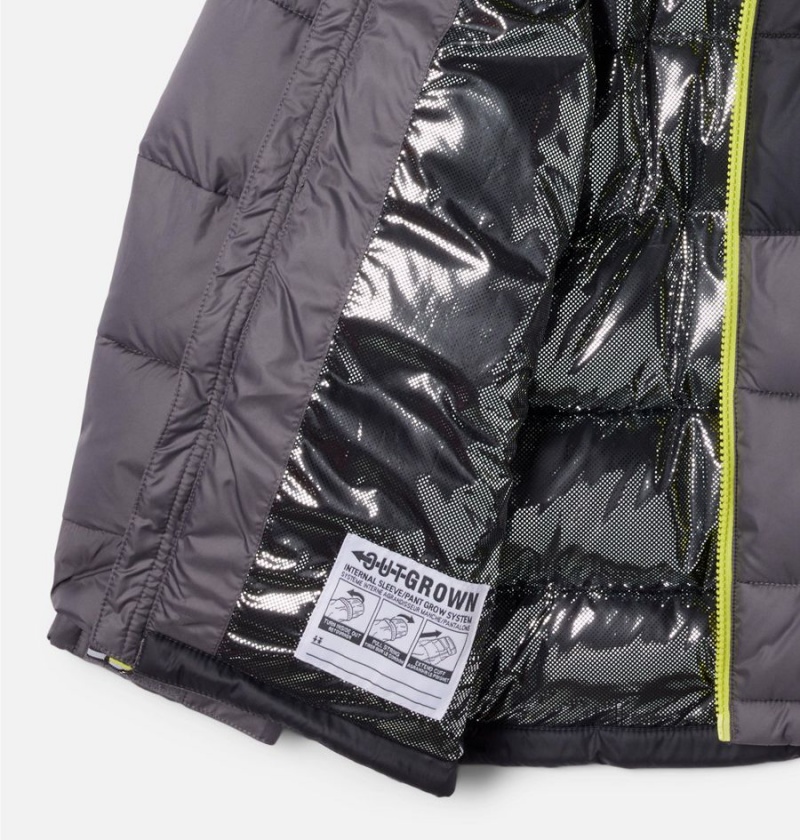 Columbia Pike Lake II Hooded Kids' Jacket Grey | DIRTBZ-792